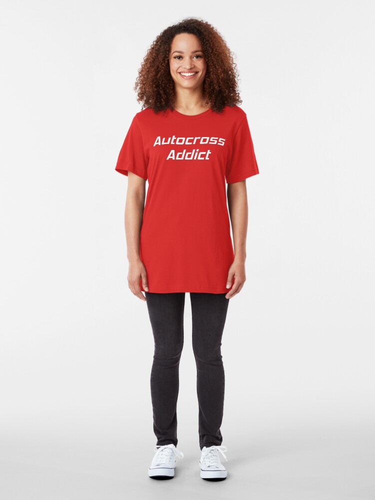Alternate view of Autocross Addict Slim Fit T-Shirt