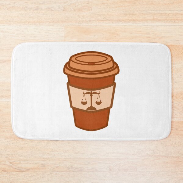 Item preview, Law & Coffee – Scales of Justice Coffee Cup Design | Legal Aesthetic Minimalist Art designed and sold by MagicMe-JD.