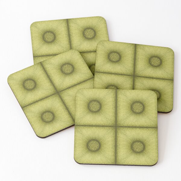Item preview, Olive-colored "Poof" tile pattern designed and sold by Cherevan.