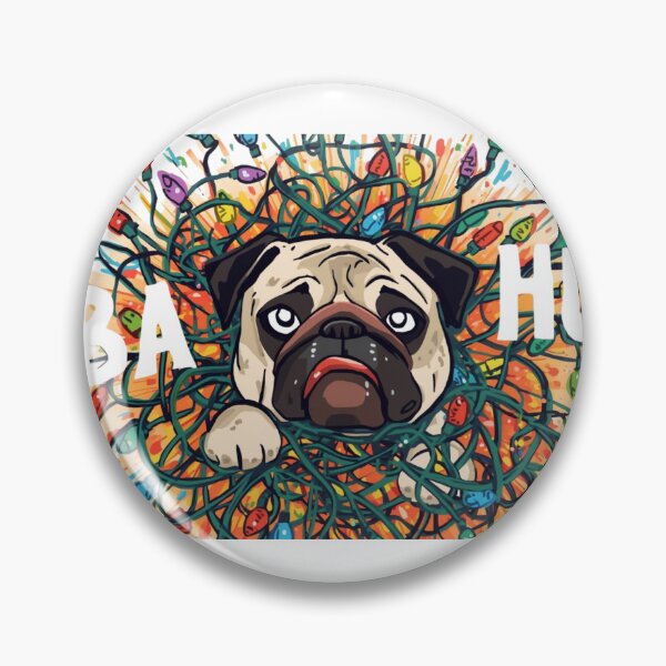 Item preview, Ba Hum Pug Christmas   designed and sold by PugsRus.