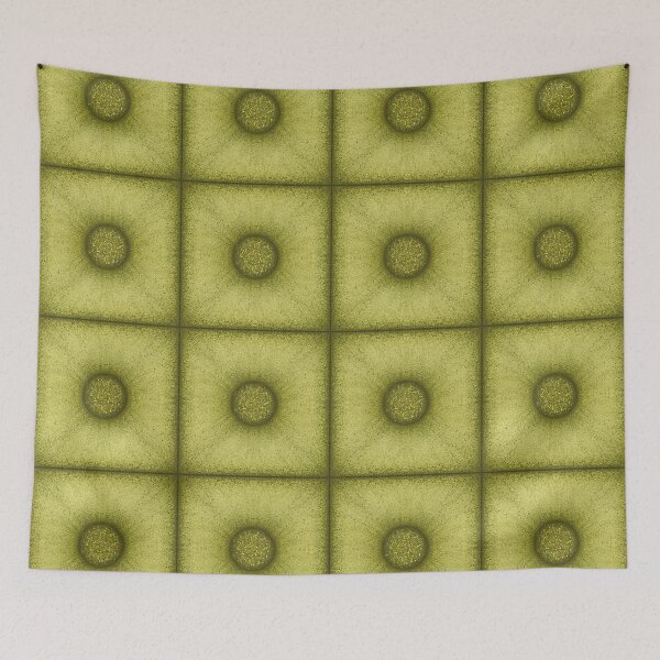 Item preview, Olive-colored "Poof" tile pattern designed and sold by Cherevan.
