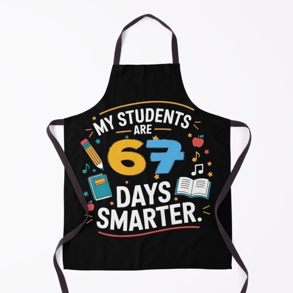 Item preview, My Students Are 67 Days Smarter Teacher Funny 67 Days Smarter School Teacher Tee designed and sold by NeboulaHamra.