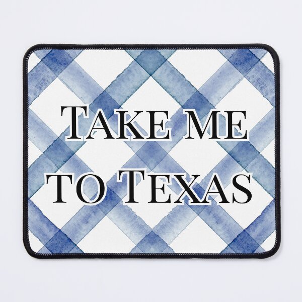 Item preview, Take Me To Texas Gingham designed and sold by Cassmtzphotos.