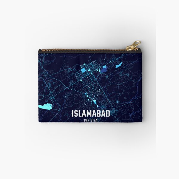 Item preview, Islamabad Midnight City Map designed and sold by HomeLivingCo.
