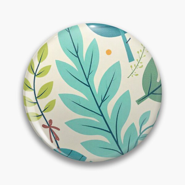 Item preview, Retro Tropical Leaves — Vibrant Botanical Pattern designed and sold by Humiditverse.