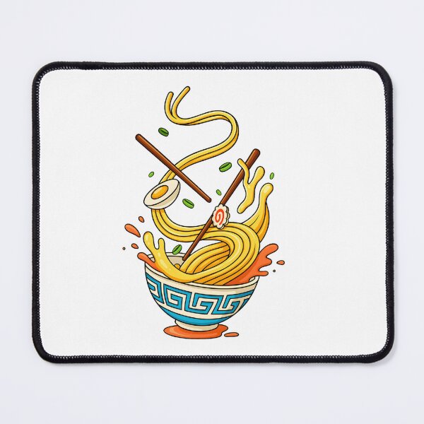 Item preview, Dynamic Ramen Flow – Chopsticks & Splash Art designed and sold by ArteOrchesca.