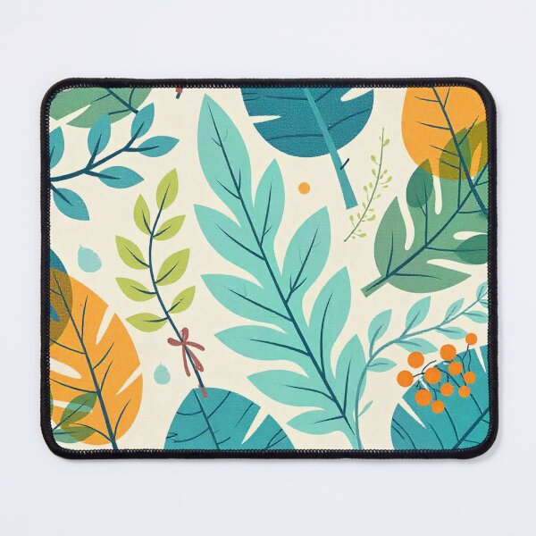 Item preview, Retro Tropical Leaves — Vibrant Botanical Pattern designed and sold by Humiditverse.