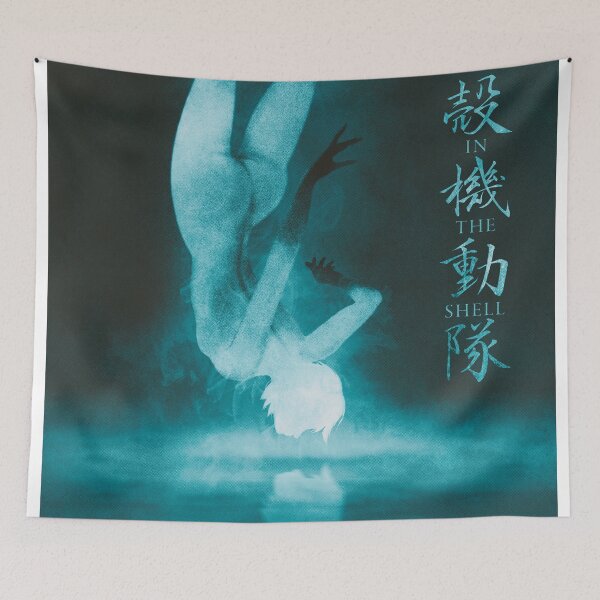 Item preview, Ghost in the Shell Anime Blue Poster designed and sold by kerims.