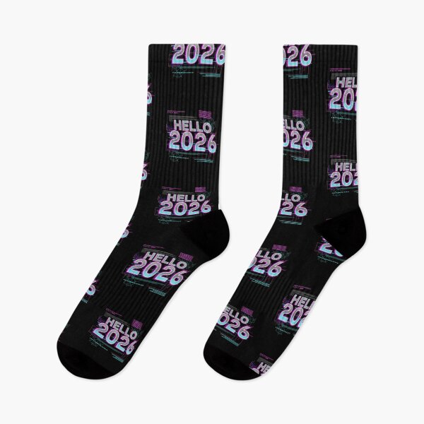 Item preview, Hello 2026 Y2K Tech Aesthetic T-Shirt | Retro Futurist New Year | 90s 2000s Cyberpunk Apparel designed and sold by Design_Your_Day.
