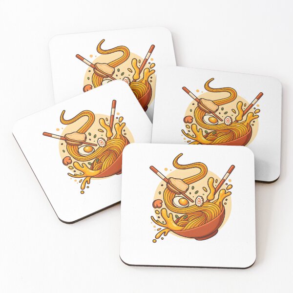 Item preview, Kawaii Ramen Bowl – Cute Japanese Food Artwork designed and sold by ArteOrchesca.