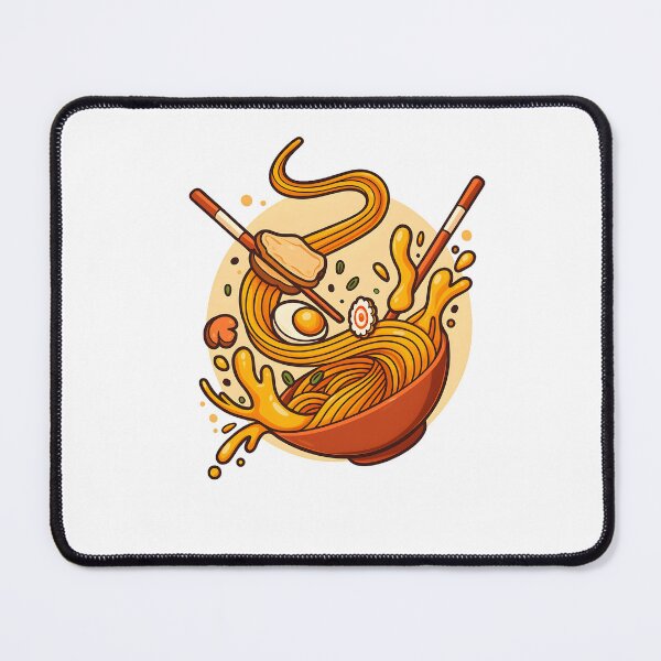 Item preview, Kawaii Ramen Bowl – Cute Japanese Food Artwork designed and sold by ArteOrchesca.