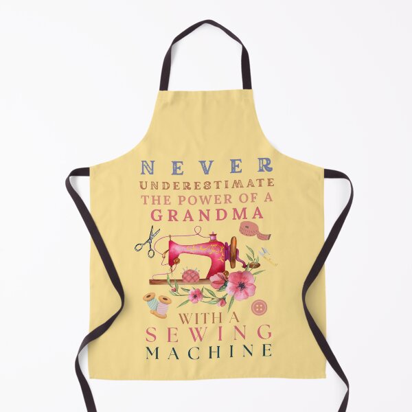 Item preview, Copy of Never Understimate The Power Of A Grandma With Sewing Machine - Grandma With A Sewing Machine designed and sold by Wiss2Arts.