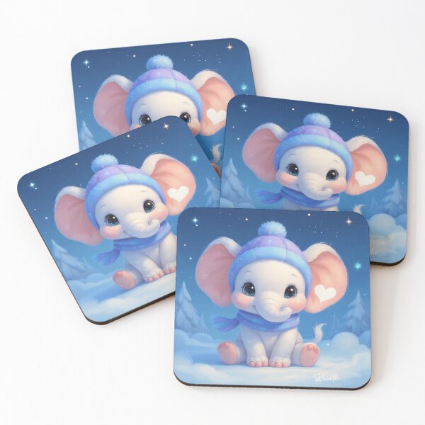 Item preview, Biby Winter Wonderland Elephant designed and sold by Cute-Companions.