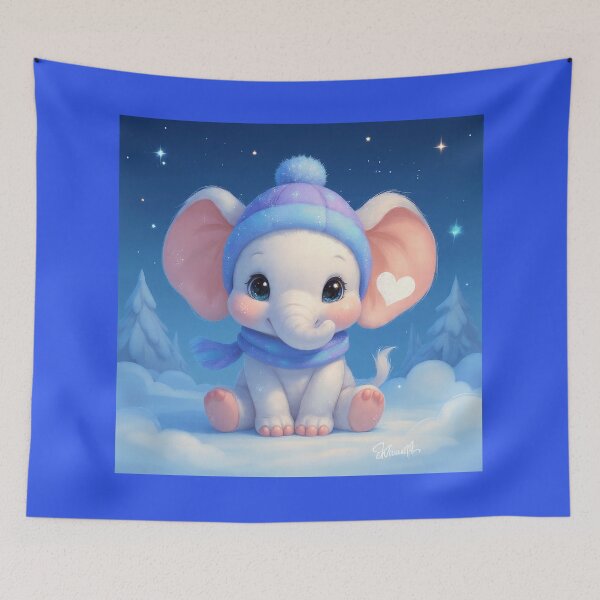 Item preview, Biby Winter Wonderland Elephant designed and sold by Cute-Companions.