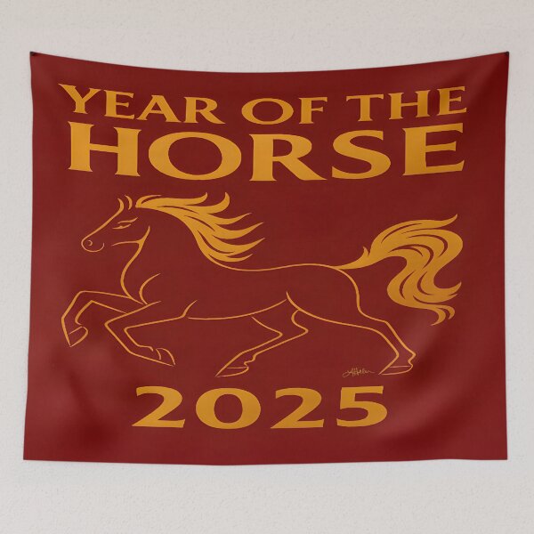 Item preview, Chinese Year of the Horse 2026 designed and sold by Lee Hiller Designs.