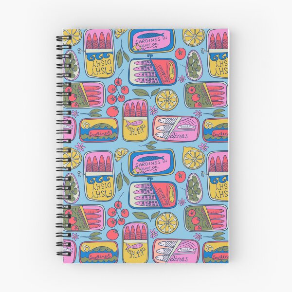 Item preview, Copy of Retro sardines tin canned pattern vintage food illustration  designed and sold by Kimmygowland.