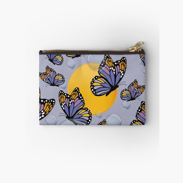 Item preview, Modern Sunny Days- Rainy Days Butterflies in Purple Lavender and Golden Yellow designed and sold by ABG Inspirational Art.