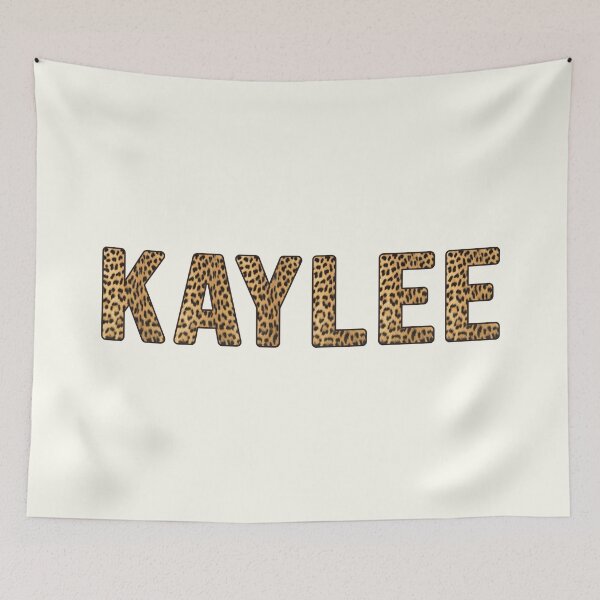 Item preview, Kaylee Name Leopard Print designed and sold by Jeallan Designs.