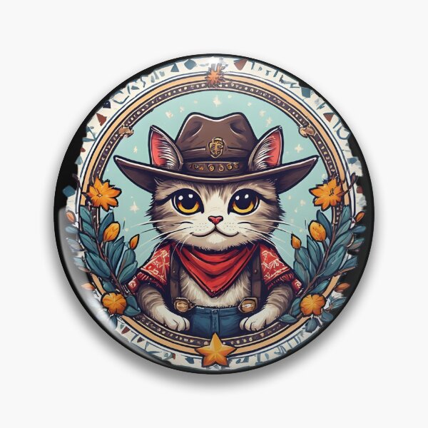 Artikelvorschau, Cow-Boy Cat #2 entworfen und verkauft von Sam-Tada.