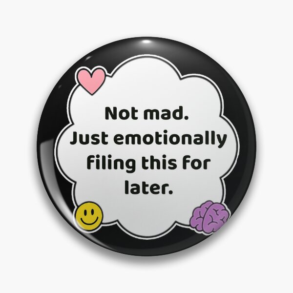 Item preview, Coping Humor – Emotionally Filing This – Gift for Overthinkers – Cute Soft Sticker designed and sold by JacobKAurumhead.