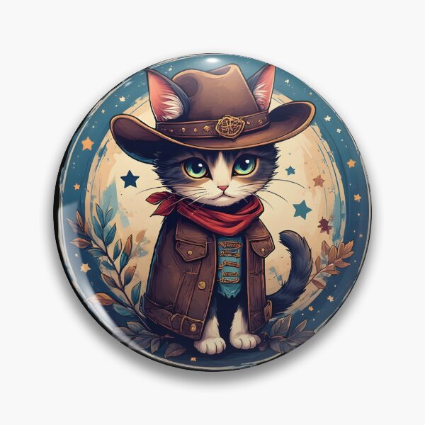 Artikelvorschau, Cow-Boy Cat #3 entworfen und verkauft von Sam-Tada.