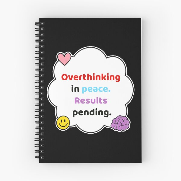 Item preview, Coping Humor – Overthinking In Peace – Gift for Anxious Introverts – Cute Soft Sticker designed and sold by JacobKAurumhead.