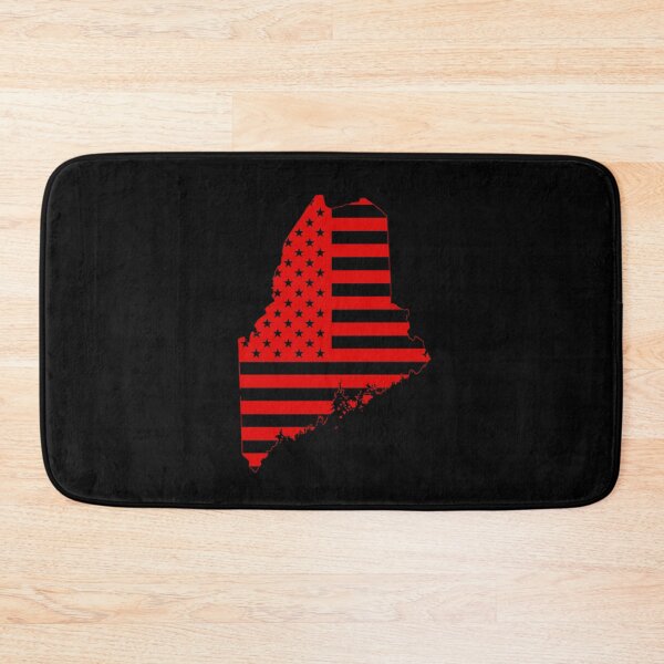 Item preview, Maine  USA Flag Silhouette – Stars and Stripes State Outline designed and sold by Paper Drip.