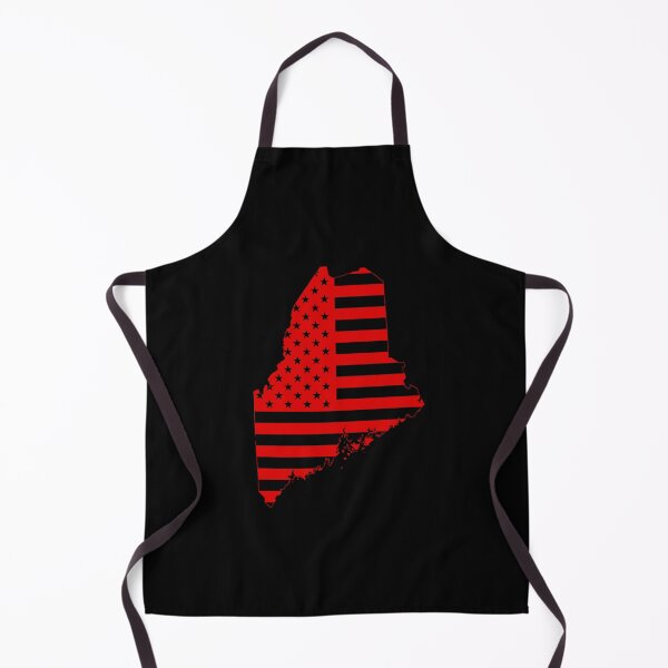 Item preview, Maine USA Flag Silhouette – Stars and Stripes State Outline designed and sold by Paper Drip.