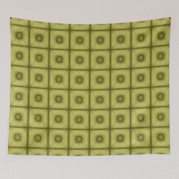 Item preview, Olive-colored "Poof" tile pattern designed and sold by Cherevan.