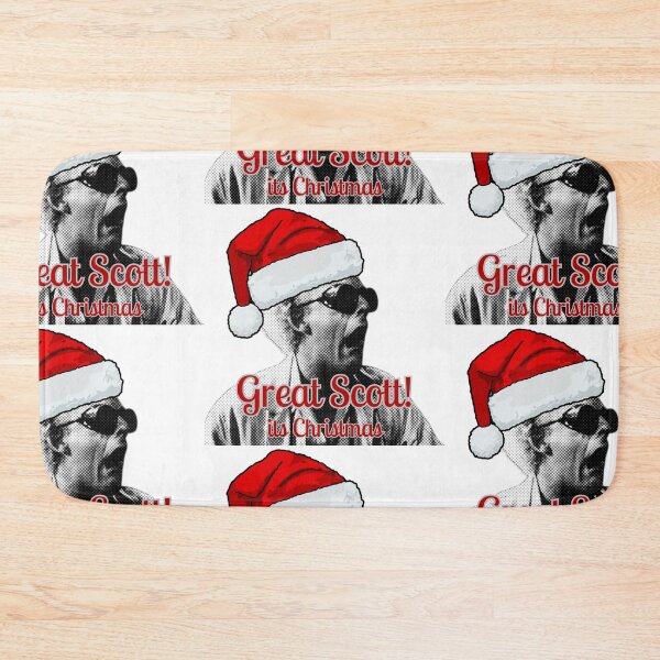 Item preview, Back to the future - Doc Brown - Great Scott its Christmas! designed and sold by TheRubberOnion.