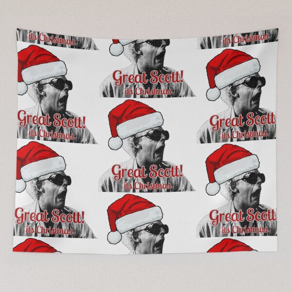 Item preview, Back to the future - Doc Brown - Great Scott its Christmas! designed and sold by TheRubberOnion.