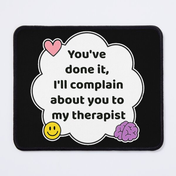 Item preview, Coping Humor – Complaining to My Therapist – Gift for Best Friends – Cute Soft Sticker designed and sold by JacobKAurumhead.