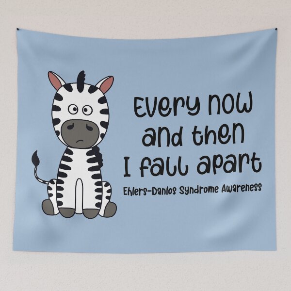Item preview, EDS Warrior Zebra – “Every Now and Then I Fall Apart” designed and sold by Jesabee Designs.