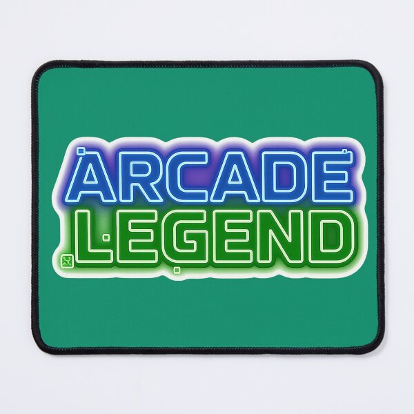 Item preview, Neon ARCARCADE LEGEND Retro 90s Gamer Aesthetic | Transparent Sticker & T-Shirt Design designed and sold by Mirkoniart.