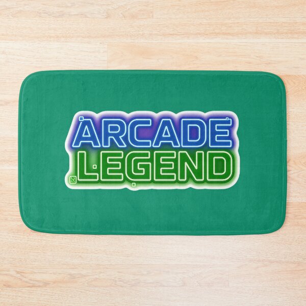 Item preview, Neon ARCARCADE LEGEND Retro 90s Gamer Aesthetic | Transparent Sticker & T-Shirt Design designed and sold by Mirkoniart.