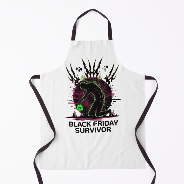 Item preview, Black Friday Survivor Tee | Cyber Sigilism Glitch Y2K Aesthetic | Anti Consumerism Exhaustion Shirt designed and sold by Design_Your_Day.