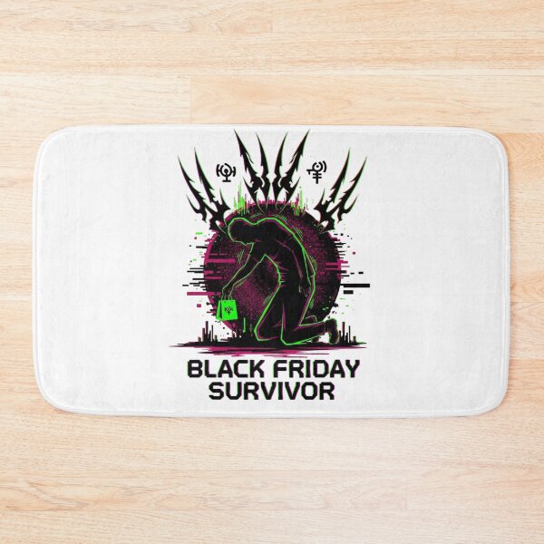 Item preview, Black Friday Survivor Tee | Cyber Sigilism Glitch Y2K Aesthetic | Anti Consumerism Exhaustion Shirt designed and sold by Design_Your_Day.