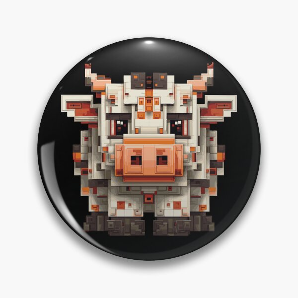 Item preview, Funny Pixel Cow – Retro Farm Animal Design designed and sold by drizzd.