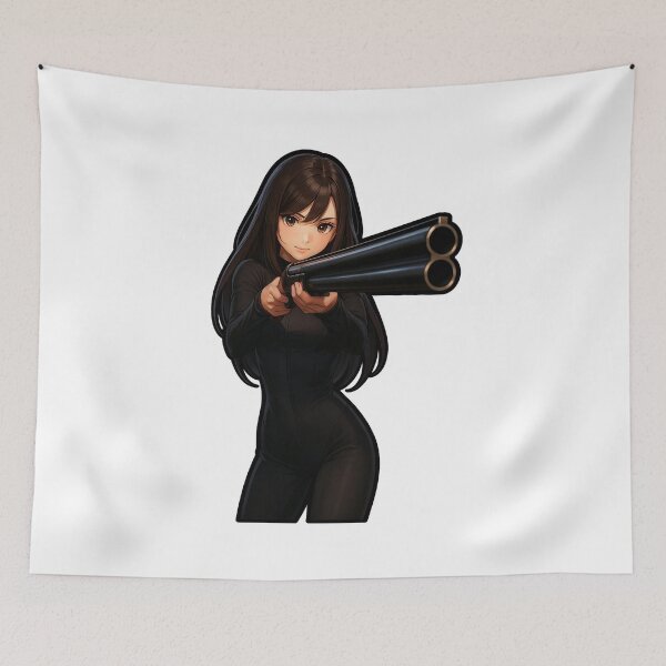 Item preview, Shotgun Girl – Beauty with Firepower designed and sold by RAWLIFEGRAPHIC.