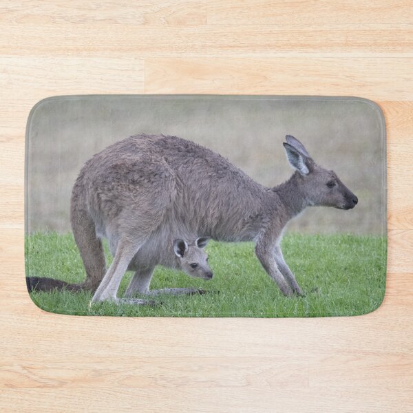Item preview, Hello World... Kangaroo with Joey in pouch designed and sold by imaginethis.