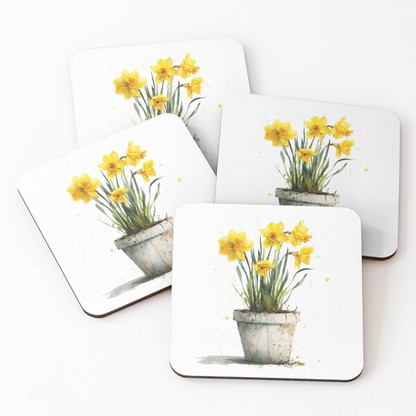 Item preview, Daffodils in Watercolour designed and sold by BTNYBayCo.