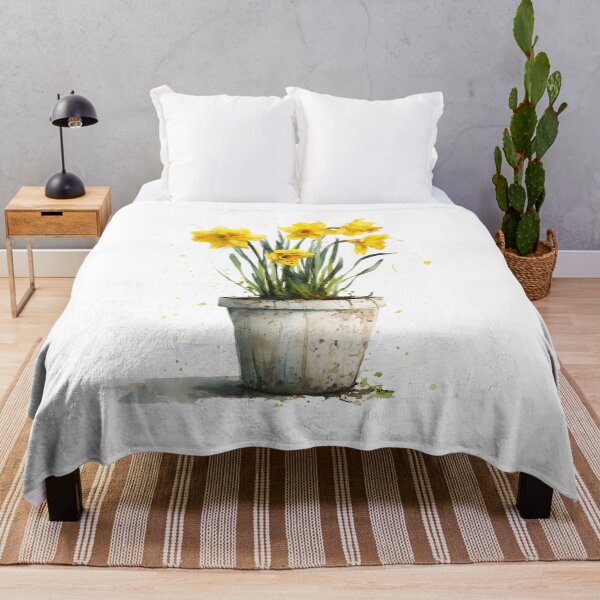 Item preview, Daffodils in Watercolour designed and sold by BTNYBayCo.