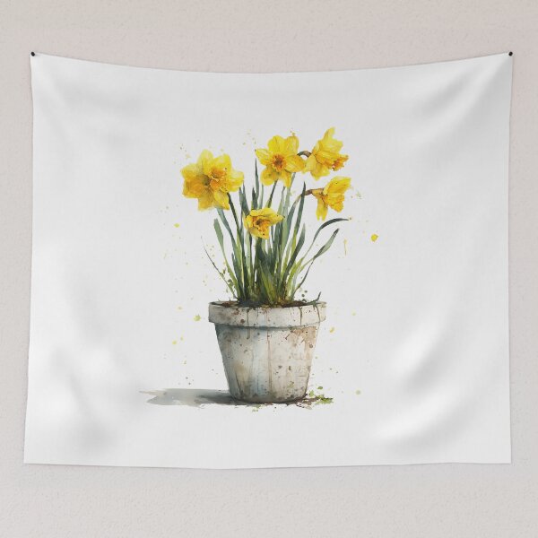 Item preview, Daffodils in Watercolour designed and sold by BTNYBayCo.
