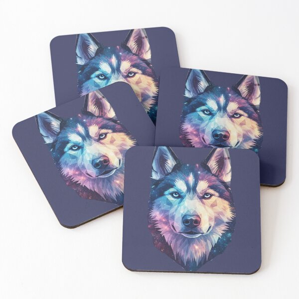 Item preview, Husky Estelar: Arte de Polígono de Nebulosa Cósmica designed and sold by bsbd-action.
