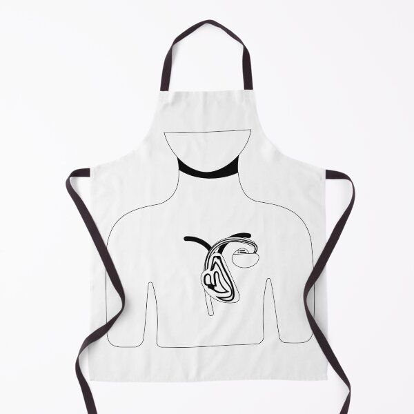 Item preview, Minimalistic Human Anatomy – Upper Body with Pacemaker Illustration designed and sold by EmeraldeaArt.