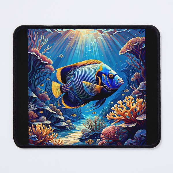 Item preview, Emperor Angelfish gliding designed and sold by Helios Be. Lavsh.
