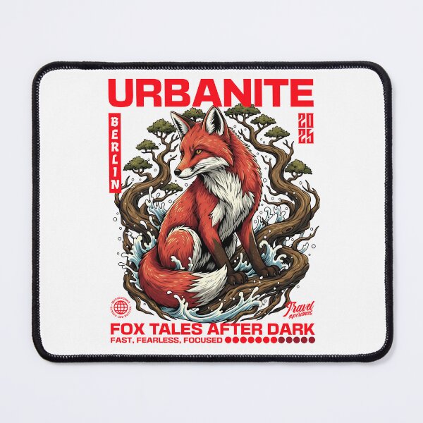 Item preview, Berlin Fox Tales – Urban Fox at Night | Berlin Streetlife designed and sold by Mafiadonar.