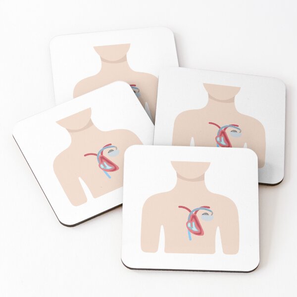 Item preview, Upper Body with Pacemaker Illustration designed and sold by EmeraldeaArt.