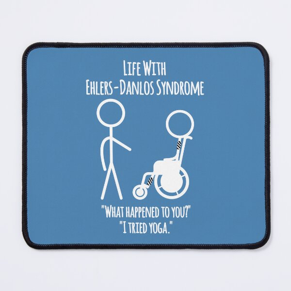 Item preview, EDS Awareness - Have You Tried Yoga Stick Figure Design designed and sold by Designs by Jesabee.