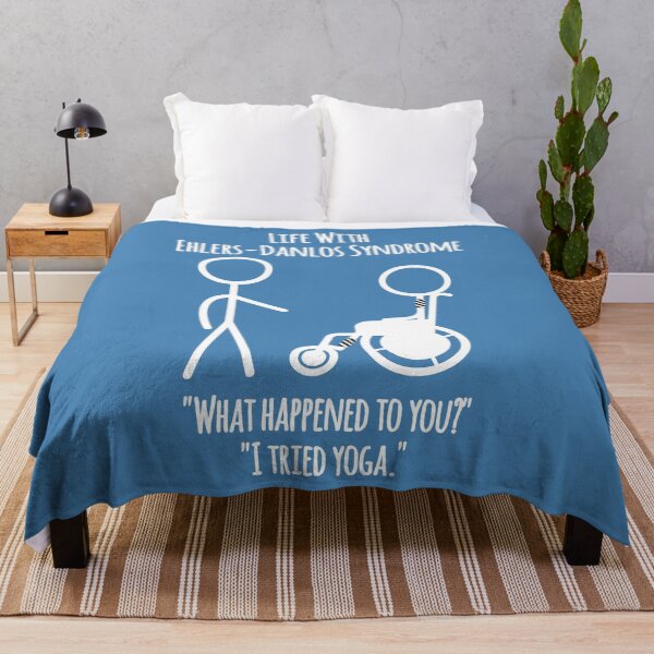 Item preview, EDS Awareness - Have You Tried Yoga Stick Figure Design designed and sold by Jesabee Designs.